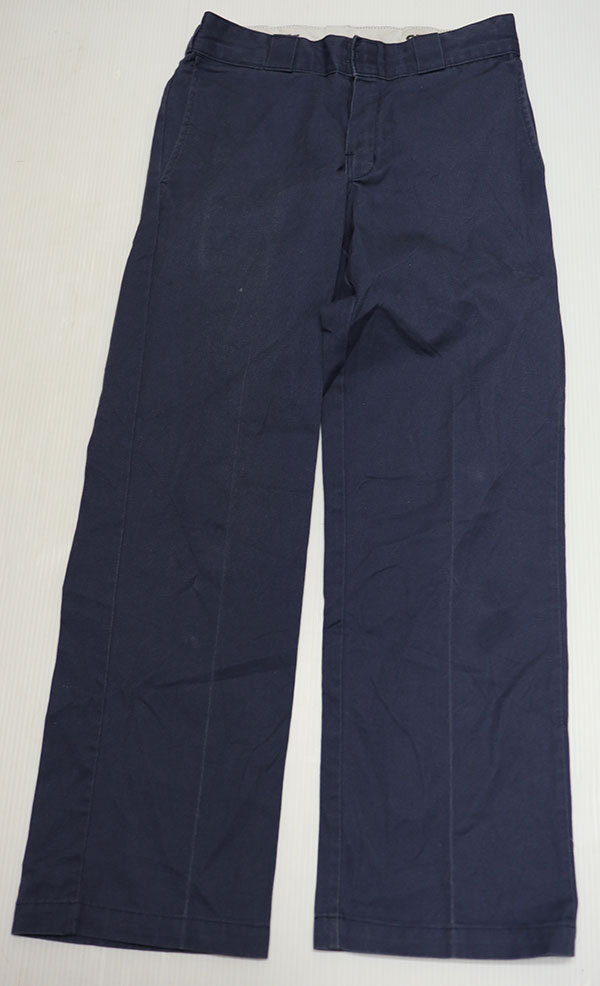 CP70ディッキーズDICKIESアメリカ古着874ワークパンツW30紺系TROUERSオールド_画像3