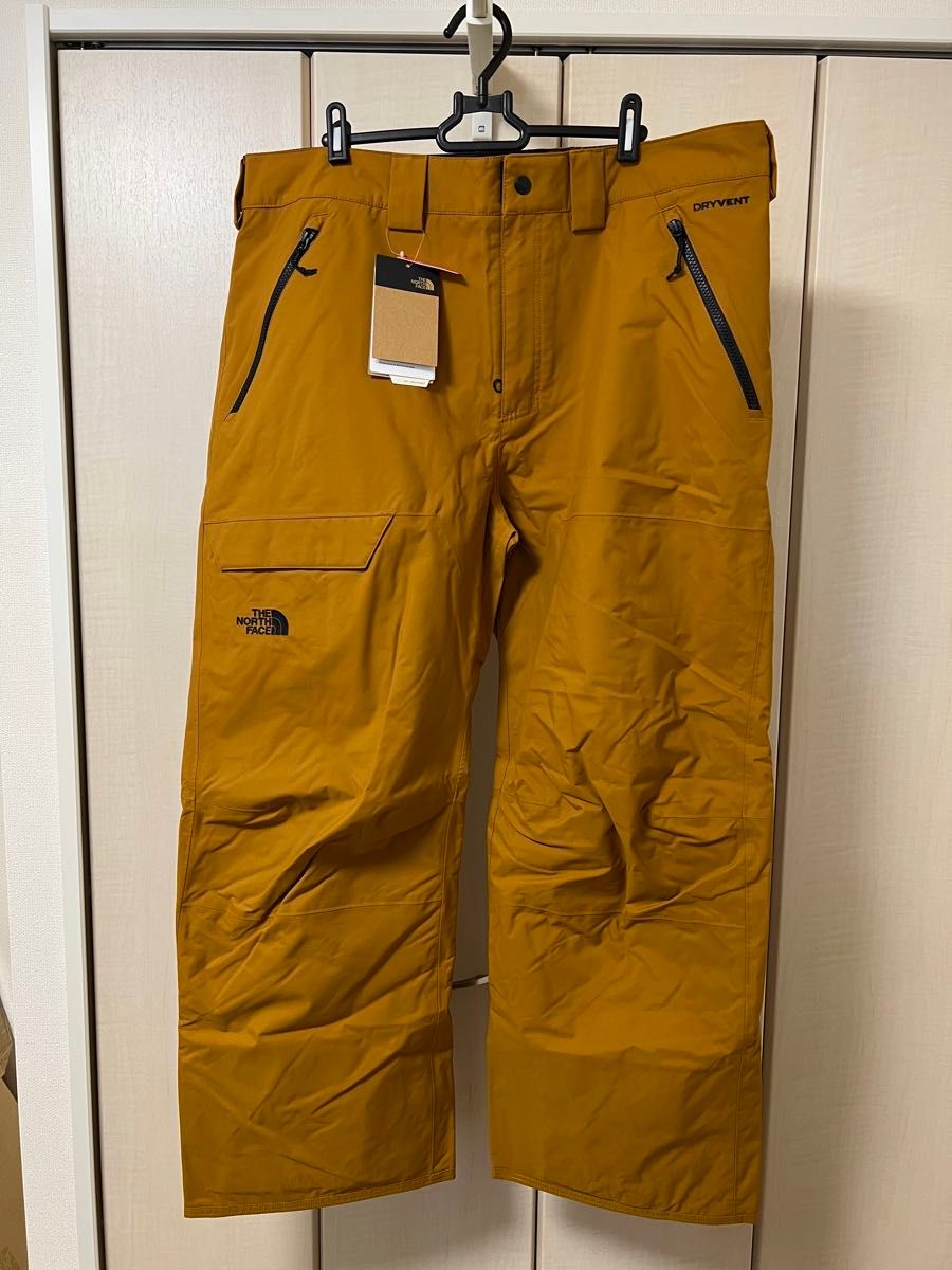 特価　高機能　メンズスノーボードパンツ　M 茶色　スノーウェア　スキーパンツ THE NORTH FACE アメリカ