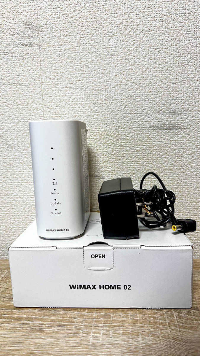 UQ Wimax ホームルーター NEC製 Wimax HOME 02 中古品_画像1