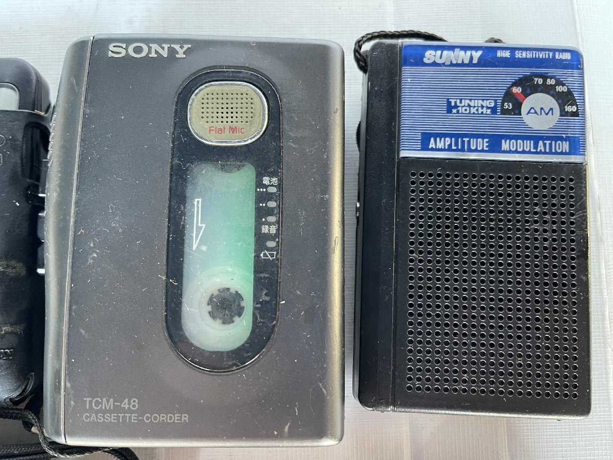 ポケットラジオ 9台まとめ SONY TOSHIBA Panasonic SHARPポータブルプレーヤー【ジャンク品/動作未確認】 D55_画像3