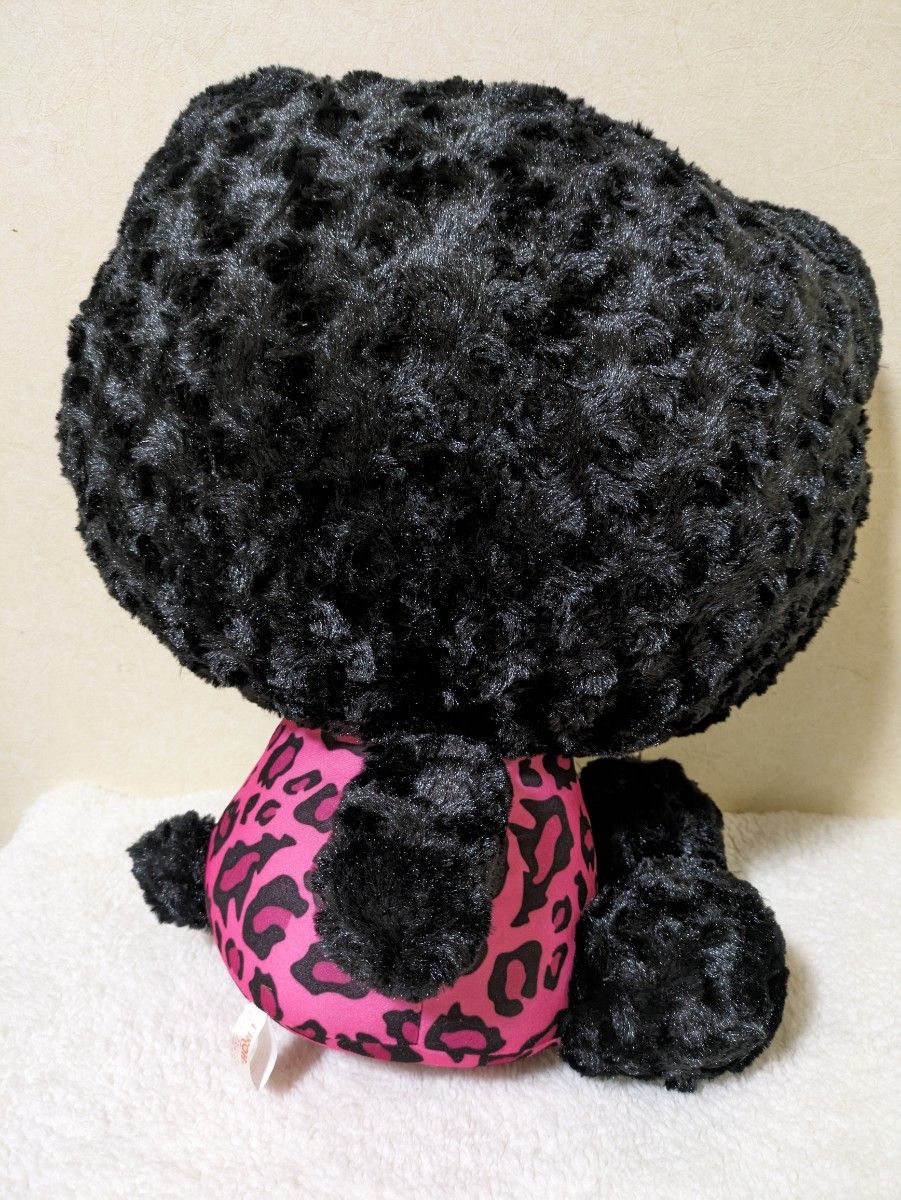 ハローキティ ぬいぐるみ ピンク ヒョウ柄 豹柄 黒キティ ハローキティ ぬいぐるみ ピンク ヒョウ柄 豹柄 黒キティ