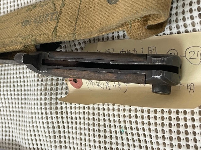 イタリア軍 銃剣/カルカノ用/カット品/布剣差付き【アンティーク品】_画像7