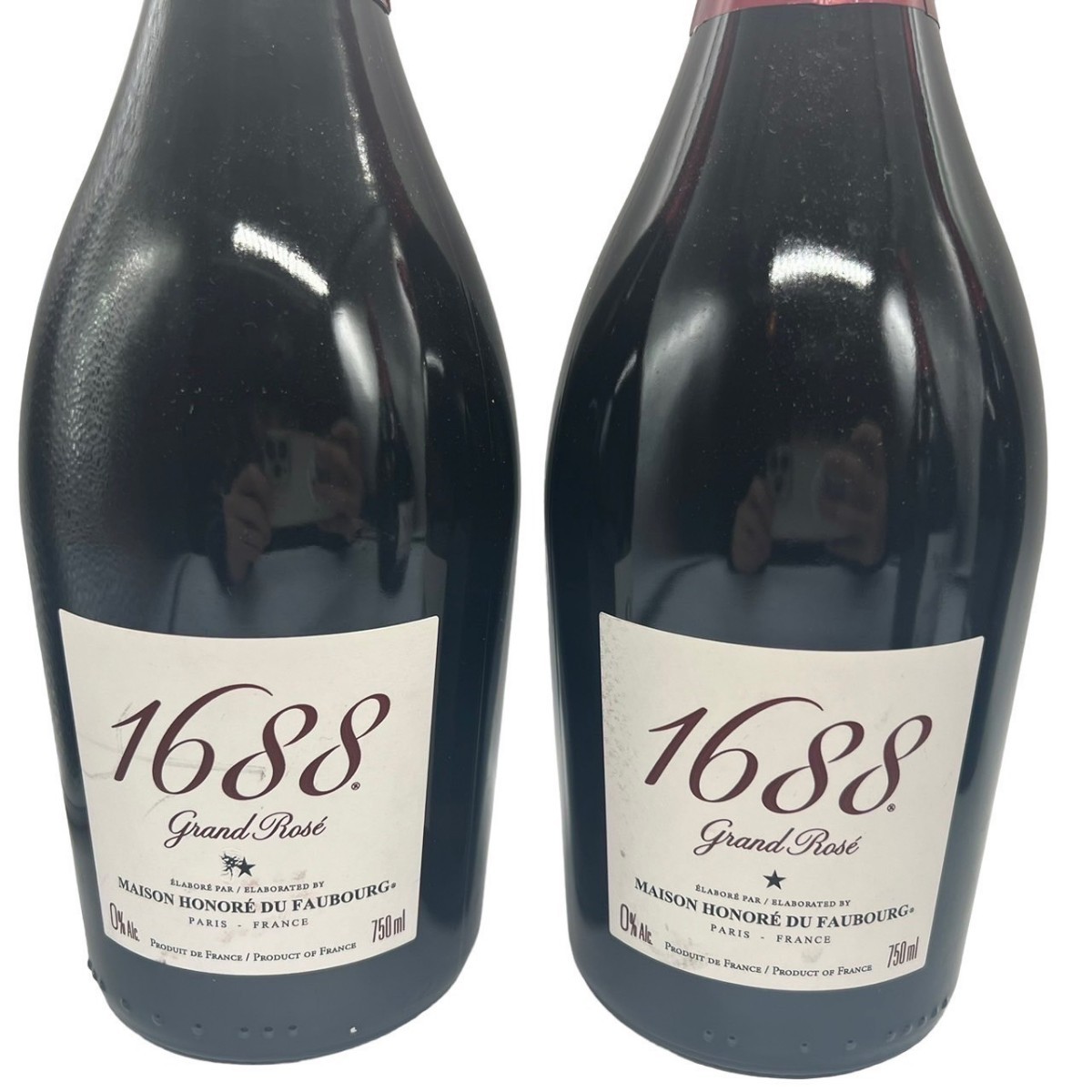 1688 グラン ロゼ ノンアルコール スパークリング Grand Rose フランス産 750ml 0% ノンアルコール ワイン 4本 11-10-39～42 同梱不可 N_画像3