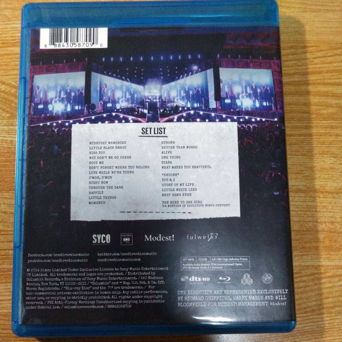 Where We Are: Live From San Siro Stadium [Blu-ray] [Import] (輸入版) ワンダイレクションONE DIRECTION 送料 180 ライブの画像2