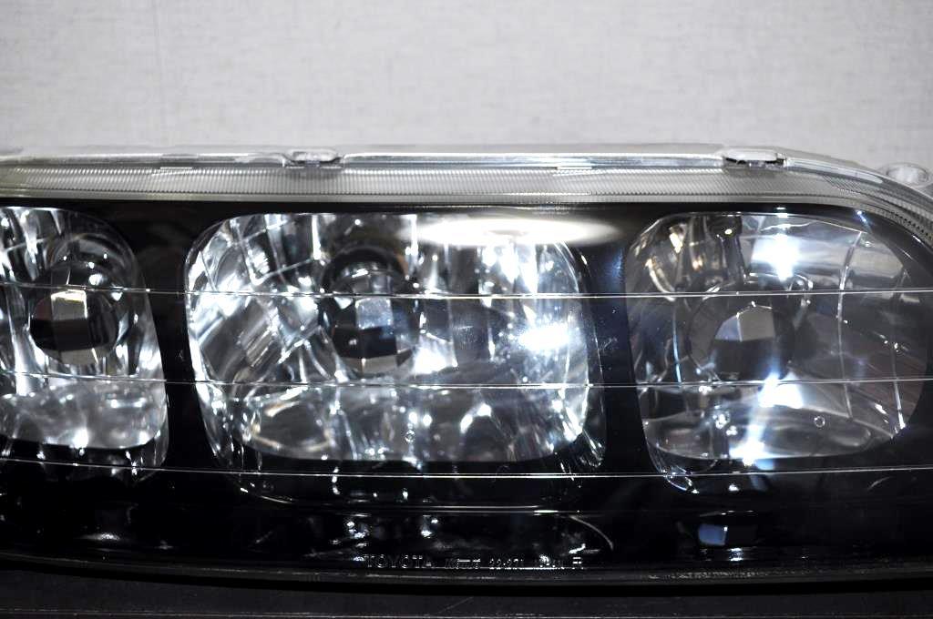 JZX100 GX100 100系 マークⅡ 純正 HID ヘッドライト 左右 セット KOITO 22-271 インナー 艶 ブラック加工 ② コーティング済 ツアラー_画像6