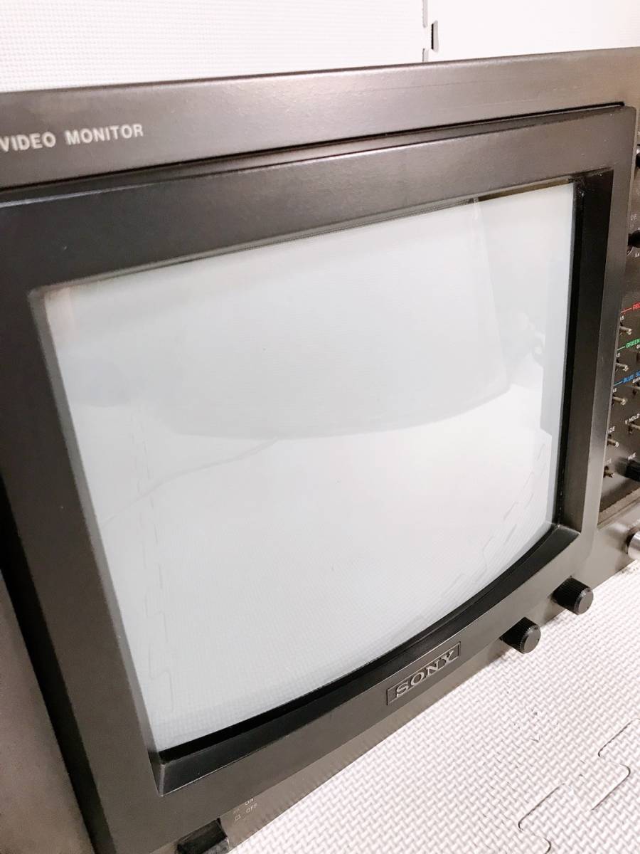 ◆SONY PVM-1311F トリニトロンモニター ピクチャーモニター ソニー カラービデオ 希少 激レア_画像7