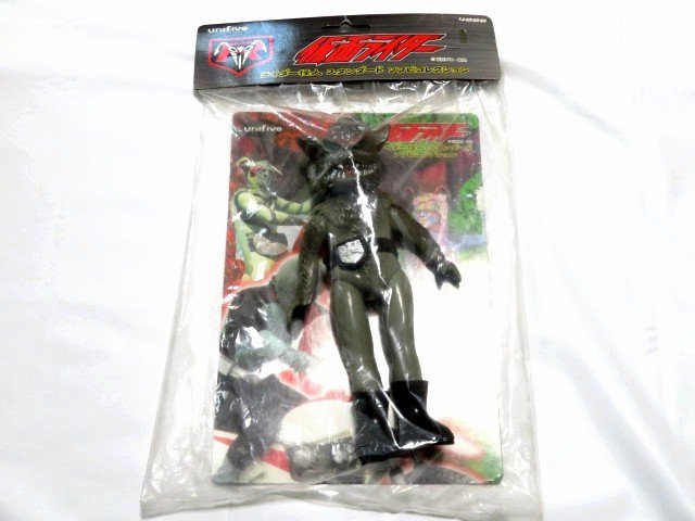 ユニファイブ 仮面ライダー ソフビ 狼男 オオカミ男 スタンダード 激レア ユニファイブ 仮面ライダー ソフビ 狼男 オオカミ男