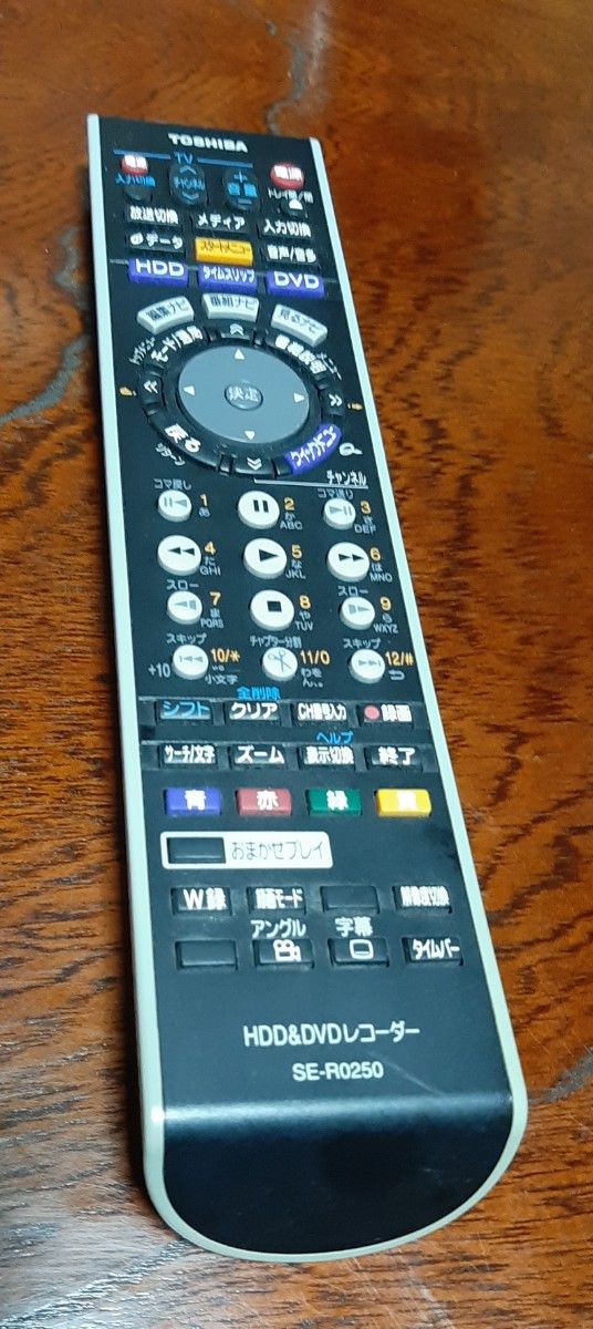 TOSHIBA 東芝 HDD&DVDレコーダー 専用 リモコン SE-R0250 動確済 
