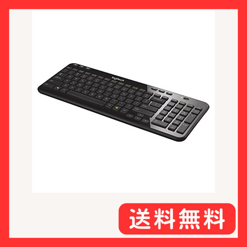 Logitech ワイヤレス キーボード K360 グロッシーブラック Glossy Black(US配列)【並行輸入】_画像1