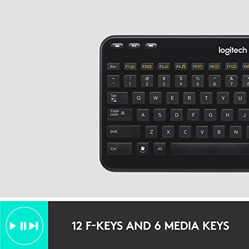 Logitech ワイヤレス キーボード K360 グロッシーブラック Glossy Black(US配列)【並行輸入】_画像7