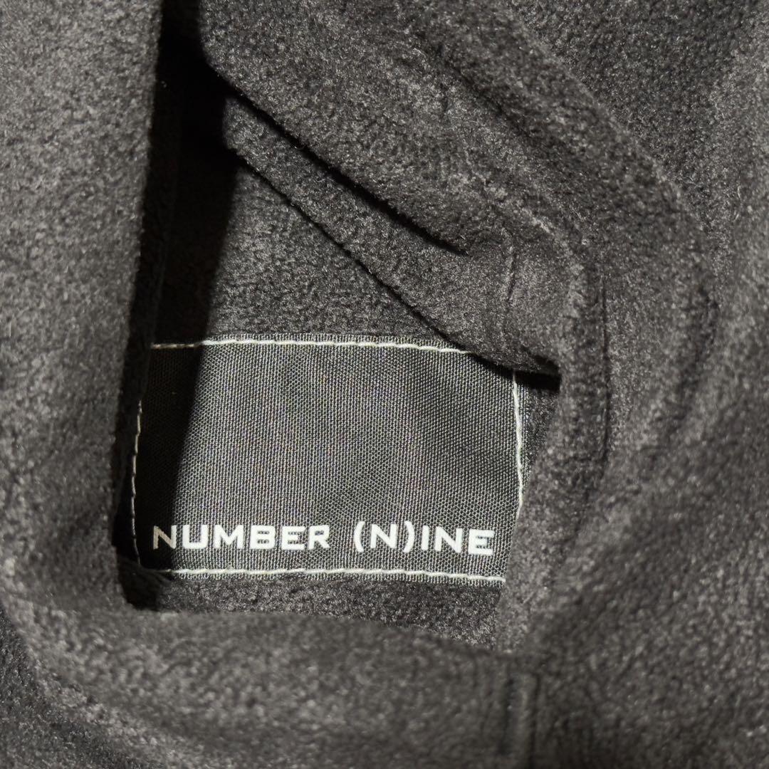 NUMBER (N)INE シンサレート リバーシブル ボアブルゾン ブラック4の画像10