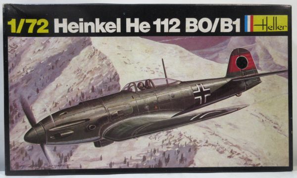 ☆★エレール1/72 240 ハインケル HE112 B0/B1 ※開封有 黒箱☆★_画像1