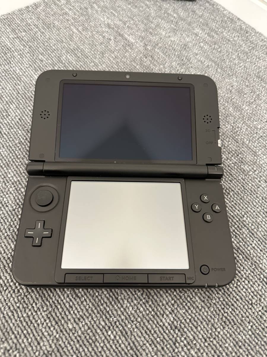 Nintendo 任天堂 ニンテンドー 3DS LL レッド×ブラック 本体(動作確認済),専用拡張スライドパッド,ソフト付き_画像2