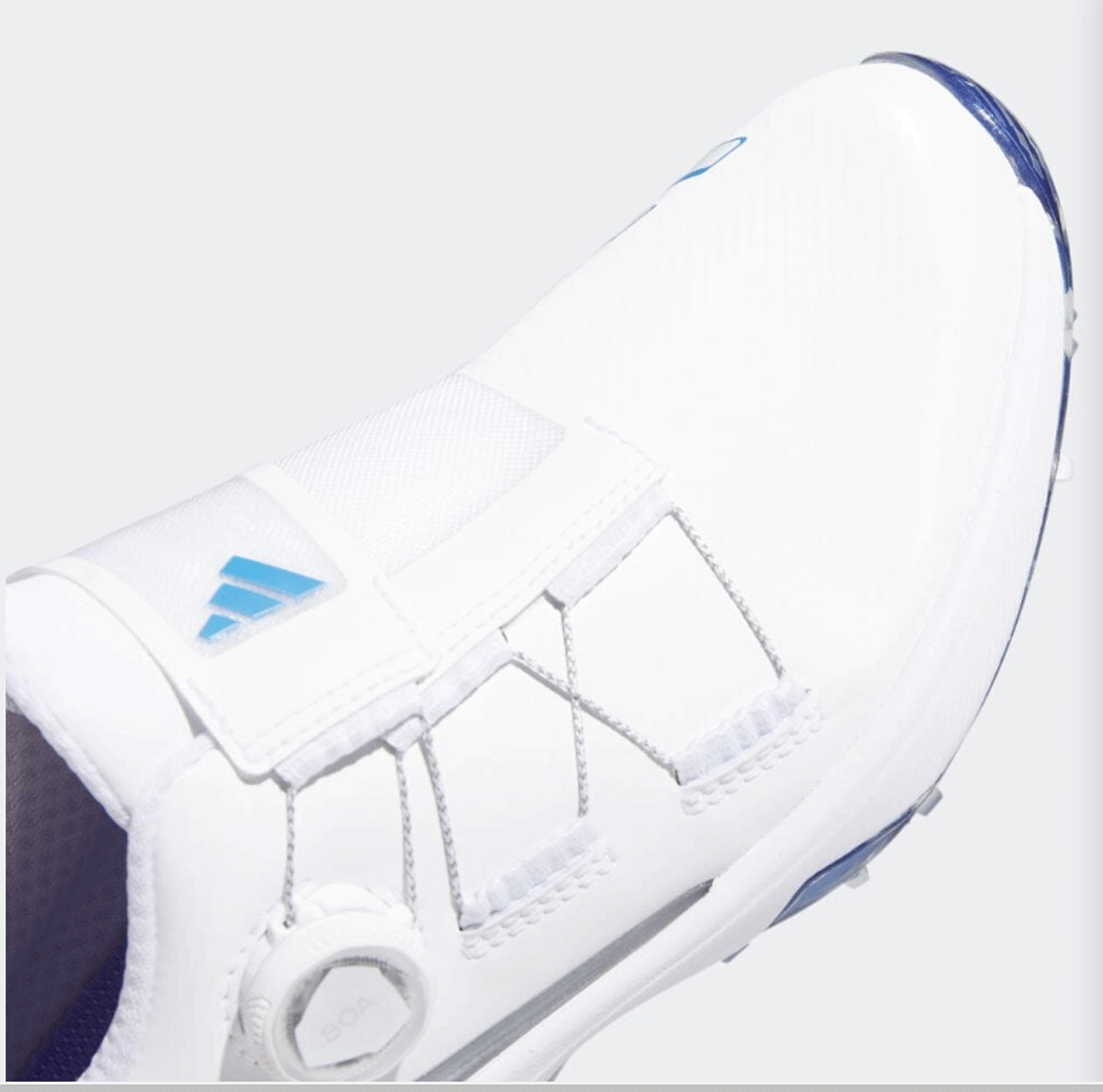  новый товар # Adidas # женский #2023.3#zedoji-23 боа шиповки #GZ2171# белый | голубой Fusion | серебряный #24.5CM#