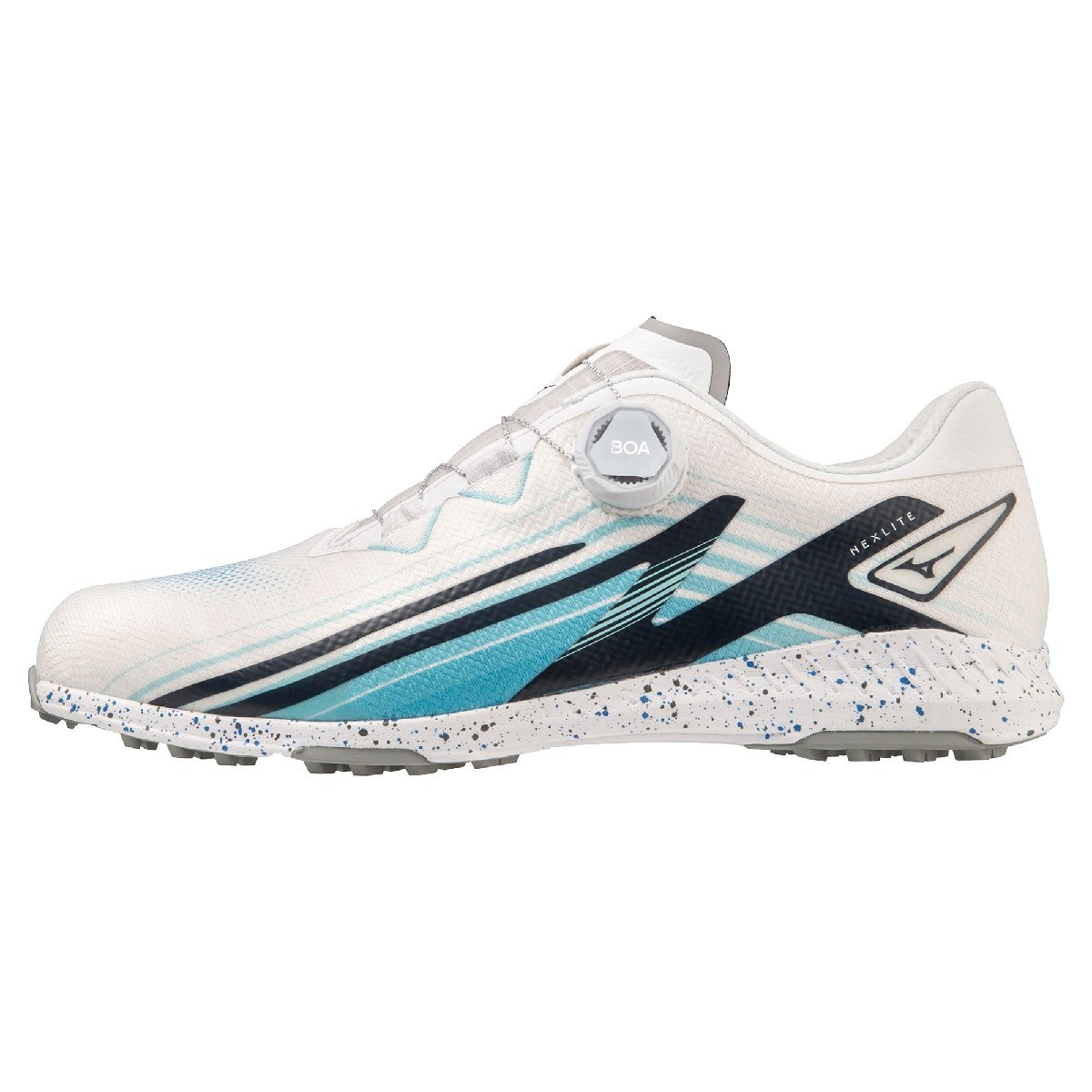  новый товар # Mizuno #2023.2#nek скользящий Zero боа шиповки отсутствует #51GM2320# "теплый" белый | Sky голубой #24.5CM#[ легкость ] и роскошь 