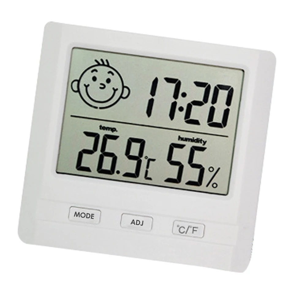 デジタル時計 置き時計 温湿計 健康管理 温度計 湿度計 壁掛け 2WAY 室温 温湿度計 デジタル置時計 卓上 コンパクト 軽量☆_画像3