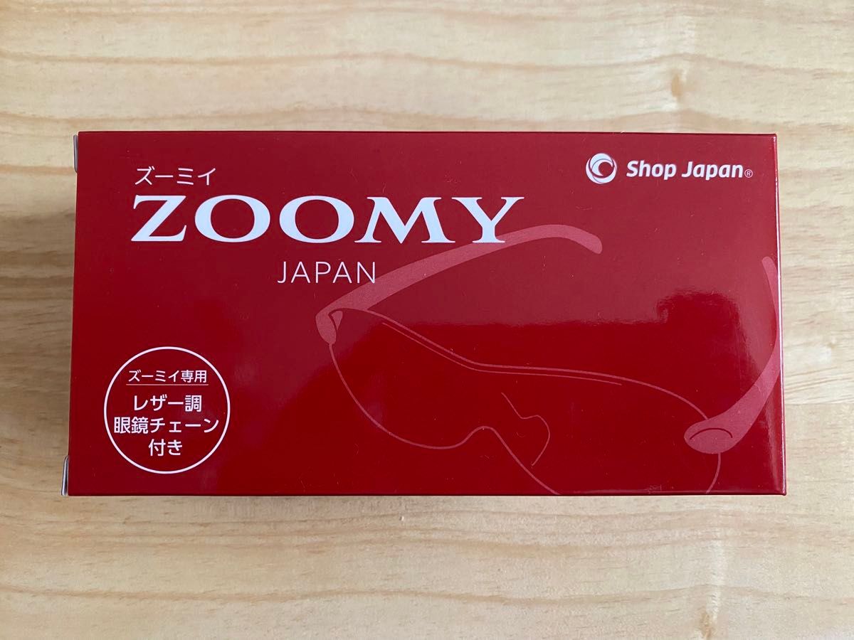 眼鏡型拡大鏡　ズーミイ　レッド　ZMY-WS02 新品未使用品　shop Japan