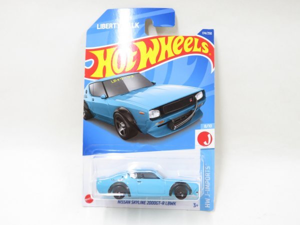 (n1265）ホットウィール NISSAN SKYLINE 2000GT-R LBWK 日産 スカイライン リバティウォーク HW J-IMPORTS 174/250_画像1