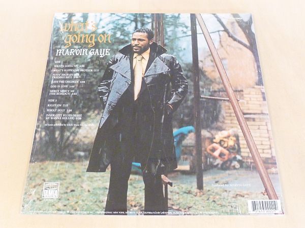 未開封 マーヴィン・ゲイ What's Going On 見開きジャケ仕様リマスター復刻180g重量盤LP Marvin Gaye Mercy Mercy Me Save The Childrenの画像2