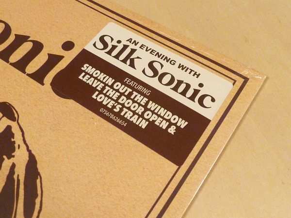未開封 10曲入りLP シルク・ソニック An Evening With Silk Sonic Love's Train追加 Bruno Marsブルーノ・マースAnderson Paak Thundercatの画像6