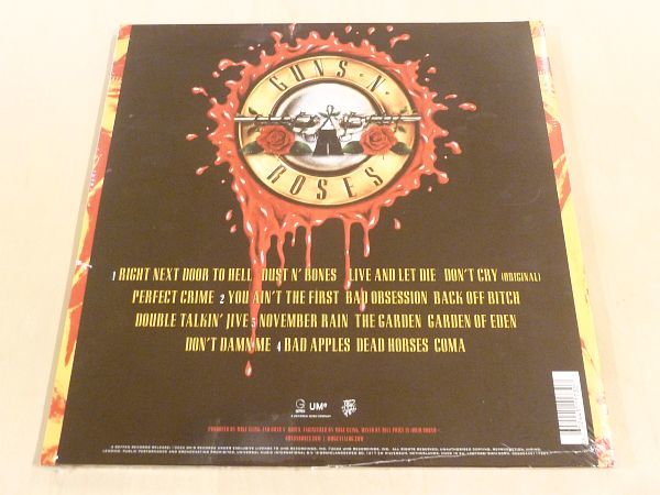 未開封 ガンズ・アンド・ローゼズ Use Your Illusion I 見開きジャケ仕様リマスター180g重量盤2枚組LP Guns N' Roses Axl Rose Slash 1_画像2