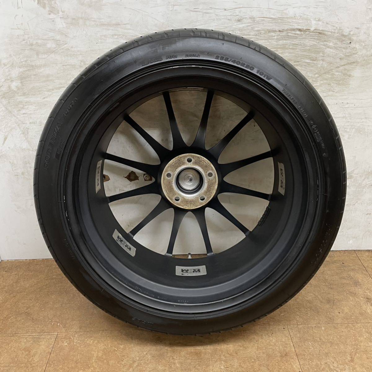 送料無料！美品！2021年製造！FORGED プロドライブ GC-012L 20in 9.5J+45 PCD114.3 ブリヂストン 255/40R20 アルファード エルグランド 4本_画像8