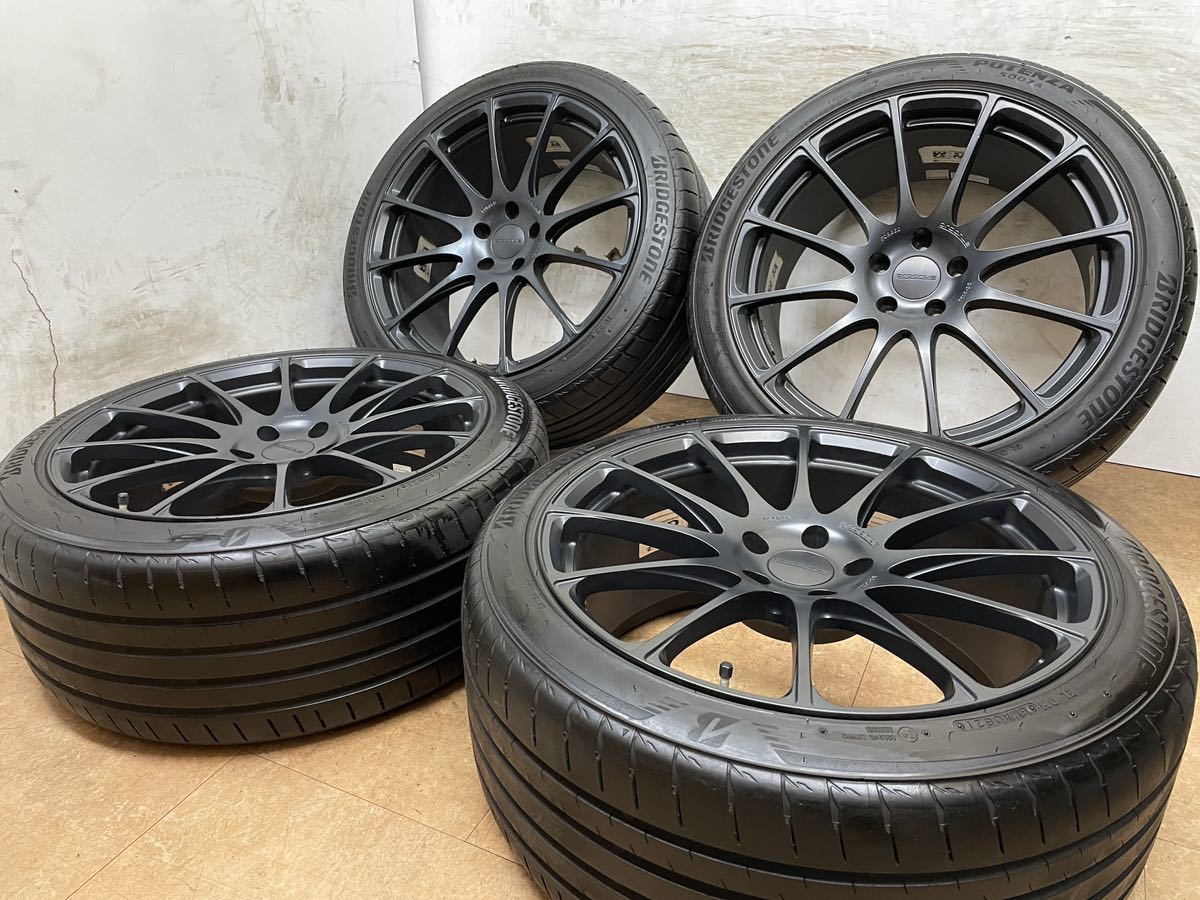 送料無料！美品！2021年製造！FORGED プロドライブ GC-012L 20in 9.5J+45 PCD114.3 ブリヂストン 255/40R20 アルファード エルグランド 4本の画像1