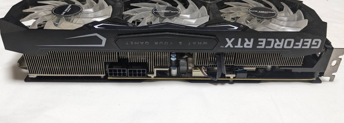 美品・動作確認済 玄人志向 NVIDIA GeForce RTX3080 搭載 グラフィックボード GDDR6X 10GB トリプルファンモデル GG-RTX3080-E10GB/TP/LHR _画像8