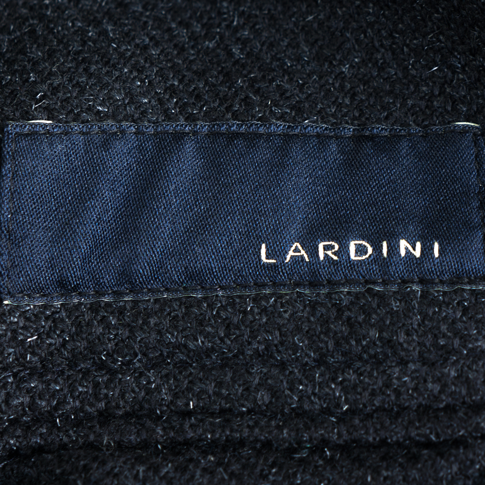  новый товар * Италия производства LARDINI твид жакет 50 темно-синий мужской бесплатная доставка Lardini книга@ порез перо темно-синий 