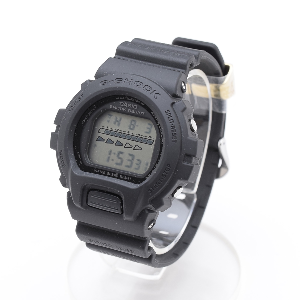 ●482521 新品同様 CASIO カシオ ●デジタル 腕時計 40周年記念限定モデル DW-6640RE-1JR メンズ リマスターブラック