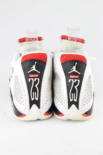 美品　37　Supreme NIKE AIR JORDAN 14 RETRO S エアジョーダン14 レトロ シュプリーム BV7630-106 27.5cm　I14 正規品_画像4