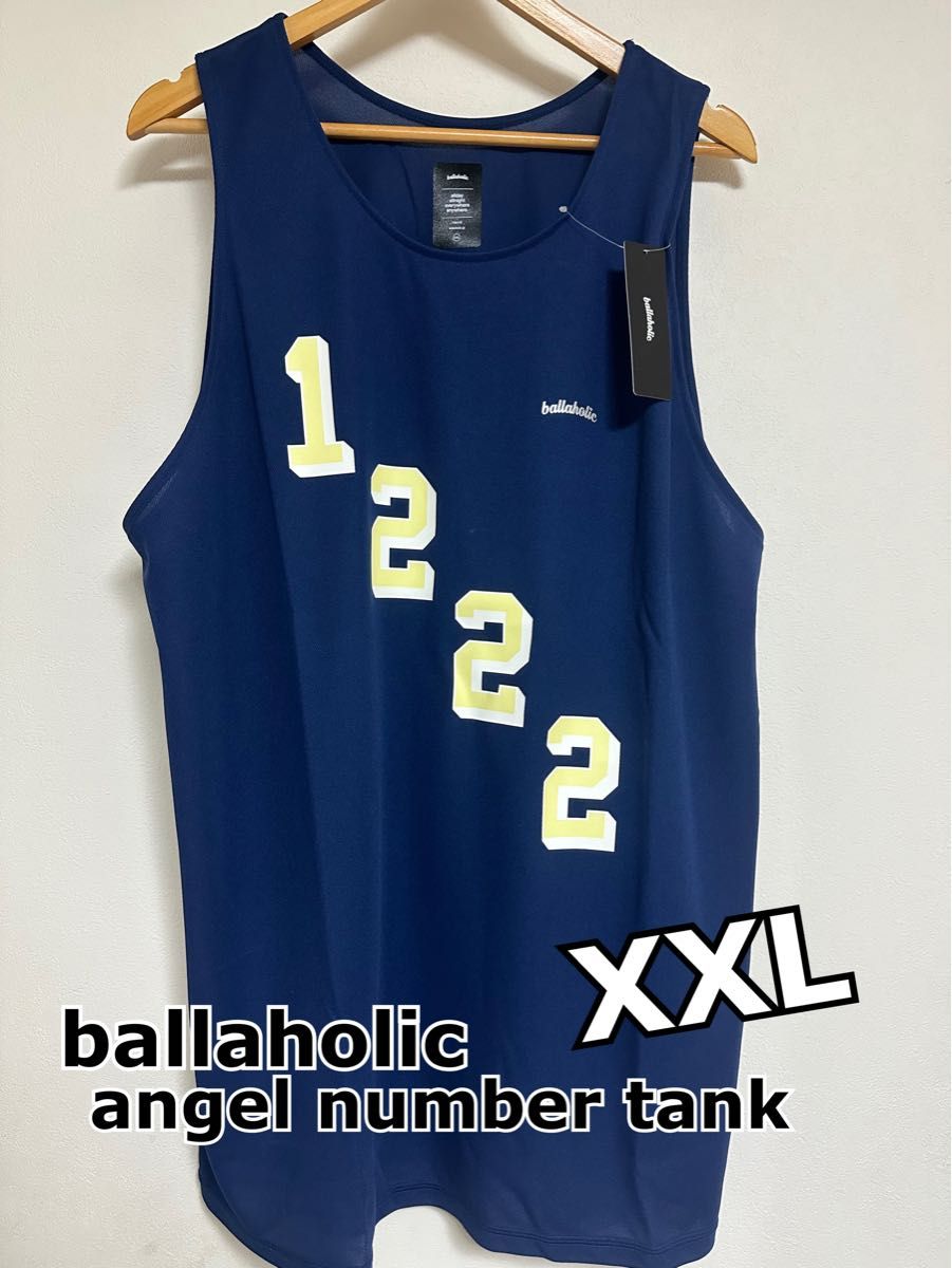 【新品】ballaholic angel number tank top(XXL