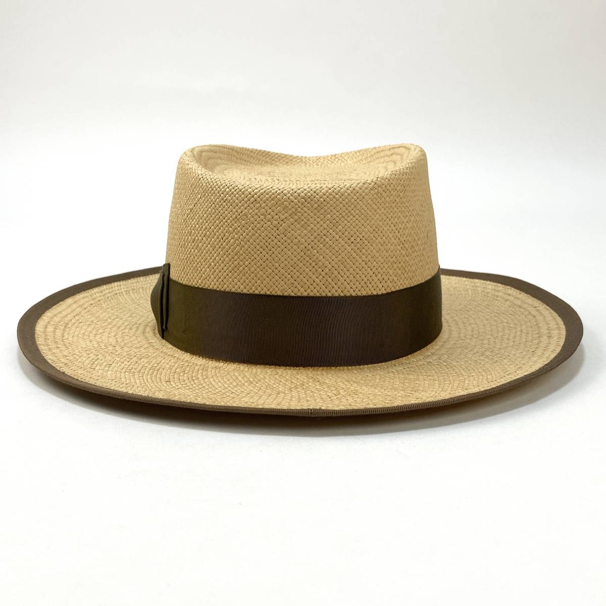 新品未使用品 STETSON / ステットソン 23SS Miguel / ミゲル リボンパナマハット SE727 59cm SSM2897 ベージュ 麦わら帽子_画像4