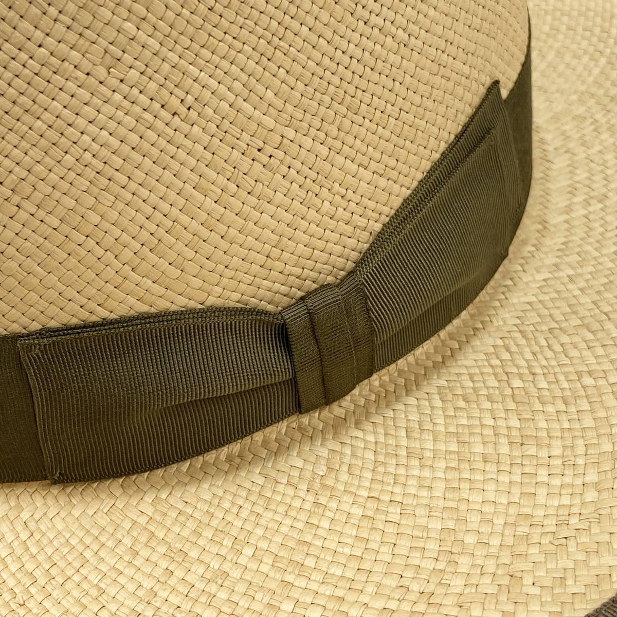 新品未使用品 STETSON / ステットソン 23SS Miguel / ミゲル リボンパナマハット SE727 59cm SSM2897 ベージュ 麦わら帽子_画像5