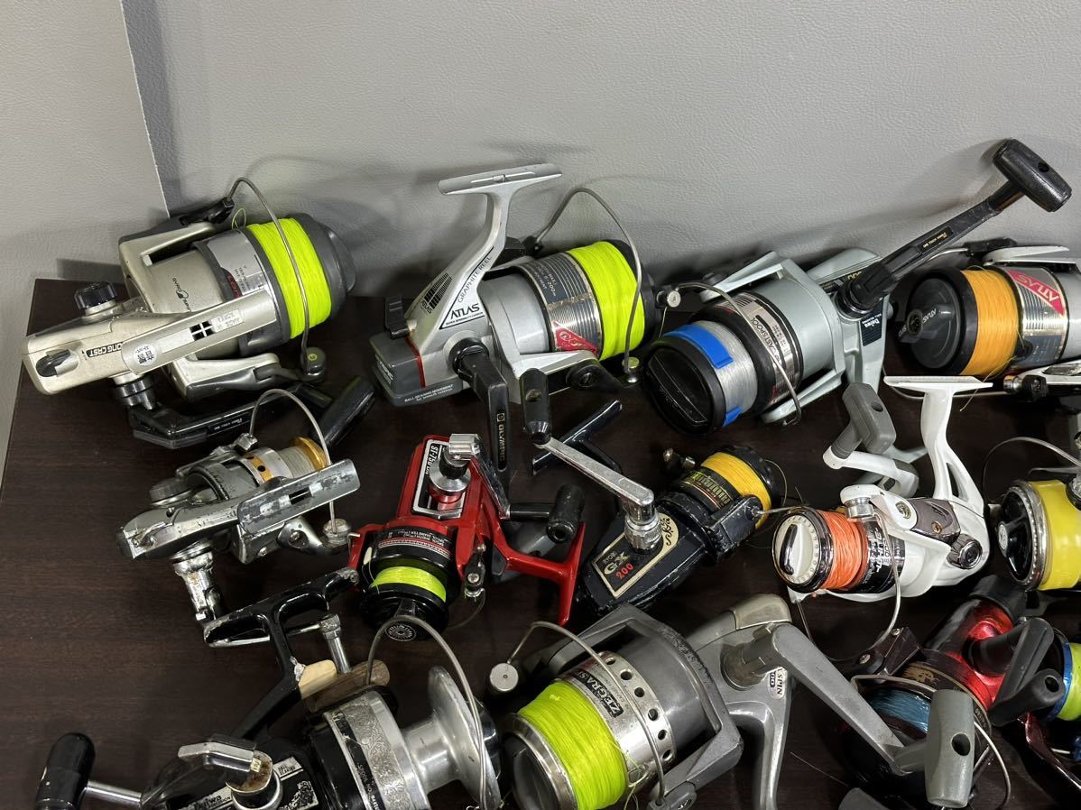 リール 約40点 大量まとめ売り DAIWA ダイワ SHIMANO シマノ RYOBI リョービ スピニングリール ベイトリール 釣り具 現状品 ジャンク扱い_画像7