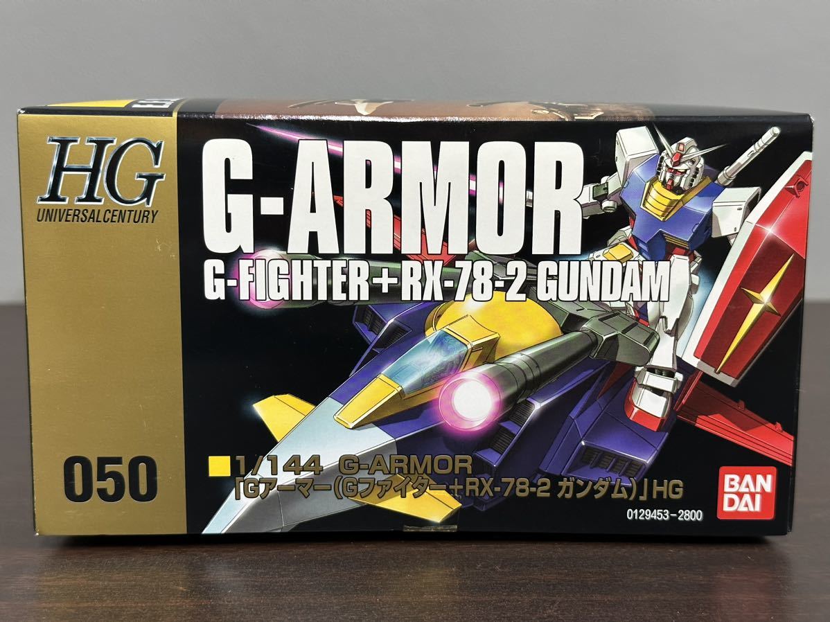 未開封品 HGUC 050 1/144 Gアーマー（Gファイター＋RX-78-2 ガンダム）HG 機動戦士ガンダム BANDAI バンダイ プラモデル_画像3