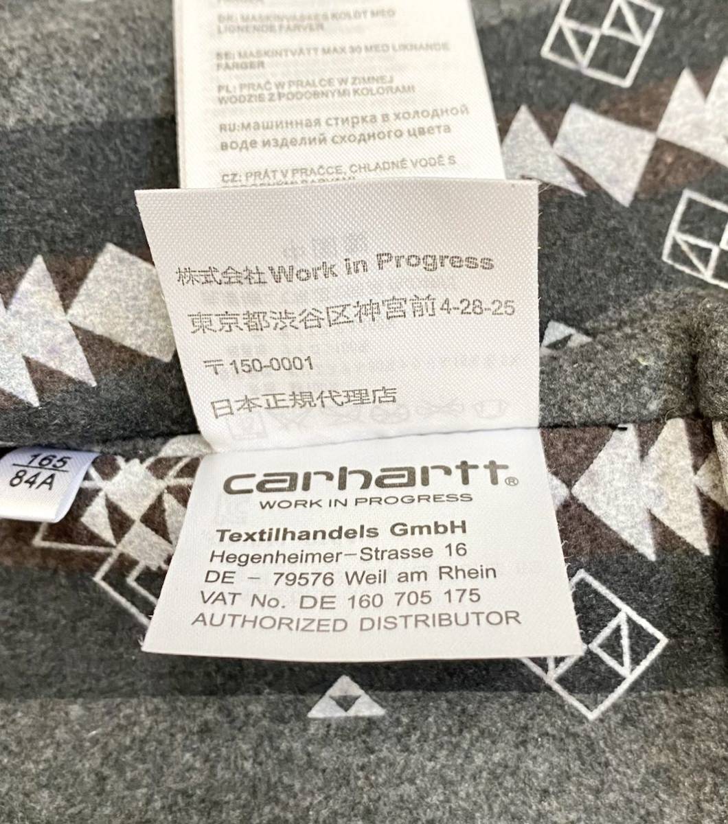 ★美品 carhartt カーハート デトロイトジャケット ネイティブ柄 ブランケット裏地 SizeXS★_画像10