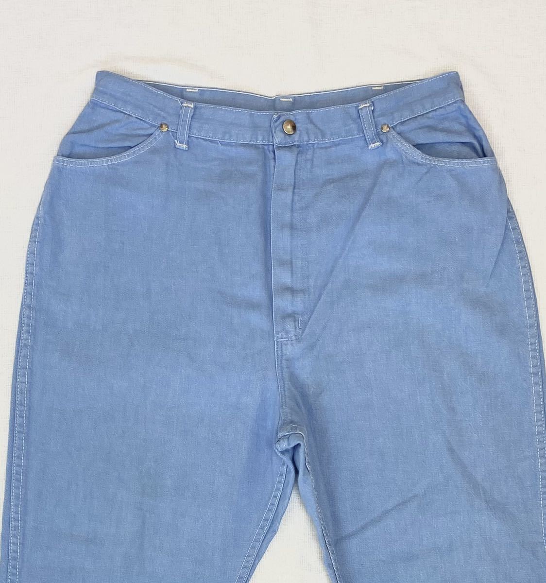 ★60s - 70s Wrangler カツラギパンツ Size34 USA製 ビンテージ ピケ★_画像2