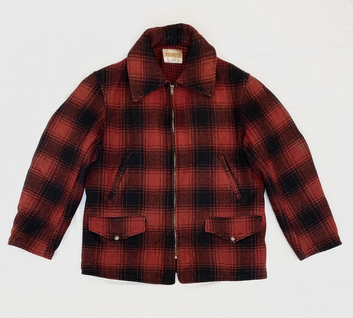 50's penney's ウールブルゾンジャケット 50's penney's ウールブルゾンジャケット(古着 70s JC penney