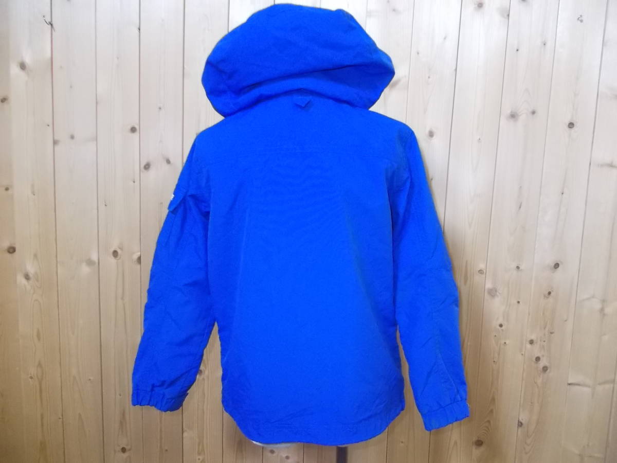 e829◆ノースフェイス マウンテンパーカー◆サイズ120 キッズ ブルー色 THE NORTH FACE ジャンパー フーディー 海外モデル 6A_画像4