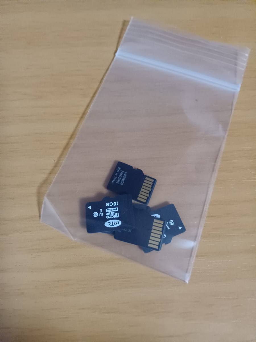 microSD 16GB 5枚／SDHC／送料63円／マイクロSDカード／中古【商品説明欄必読】②_画像2