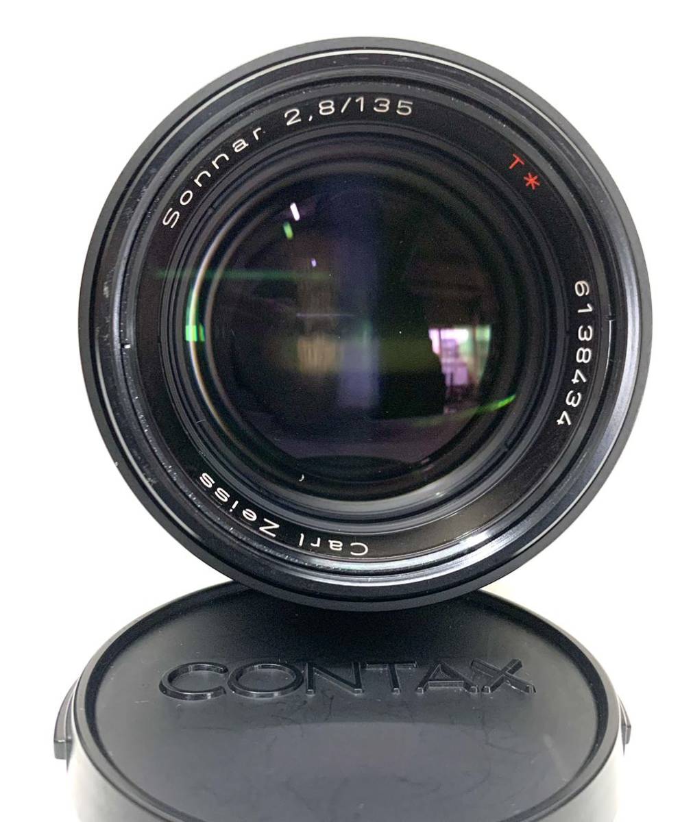 CONTAXコンタックス カメラレンズCarl Zeiss Sonnar 2.8/135 T 55㎜ ソフトケース付 現状特価売り切り_画像7