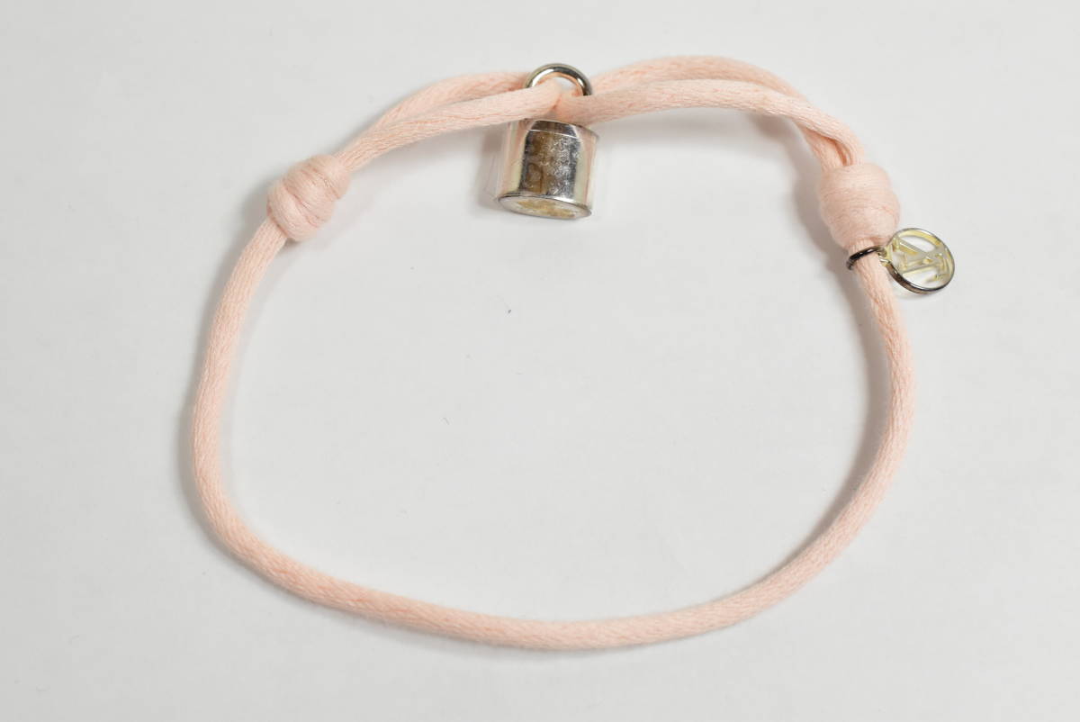  beautiful goods LOUIS VUITTON Louis Vuitton bracele Sv925 silver lock ito pink 