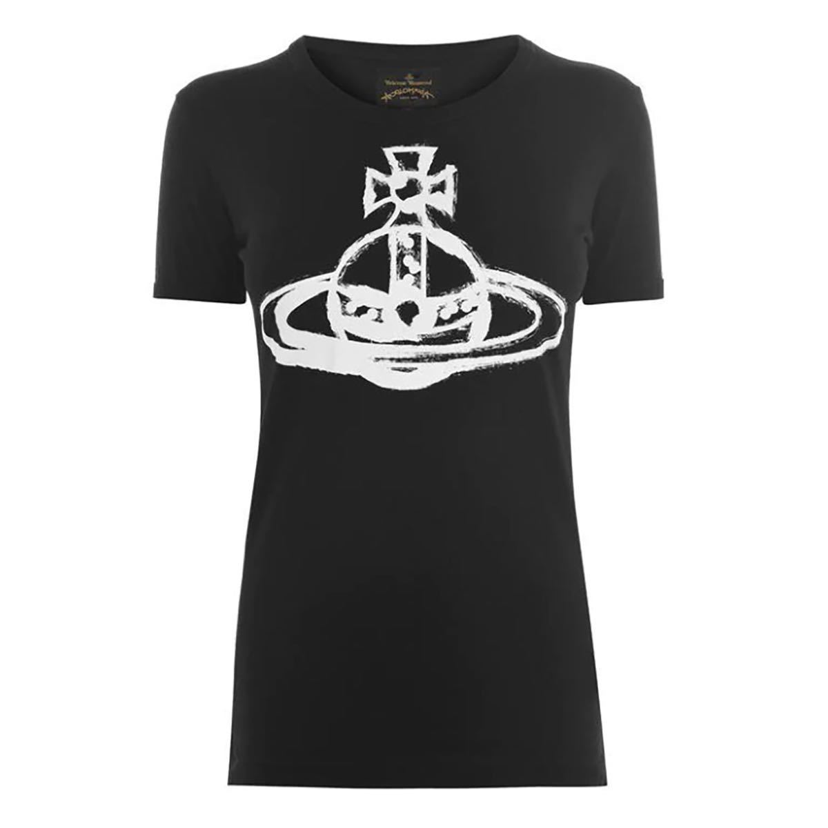 VivienneWestwood☆オーガニックコットン オーブ Tシャツ M ヴィヴィアンウエストウッド 半袖 男女兼用 ロゴ ORB 新品未使用タグ付　黒