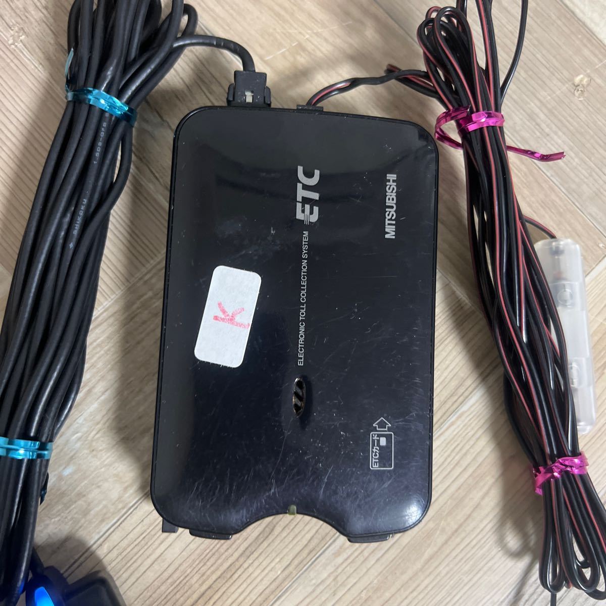 ETC デンソー(EP-9U711VB X792T09281)軽自動車から外しました中古品です アンテナ分離型 ( 軽自動車セットアップ) 　 _画像4