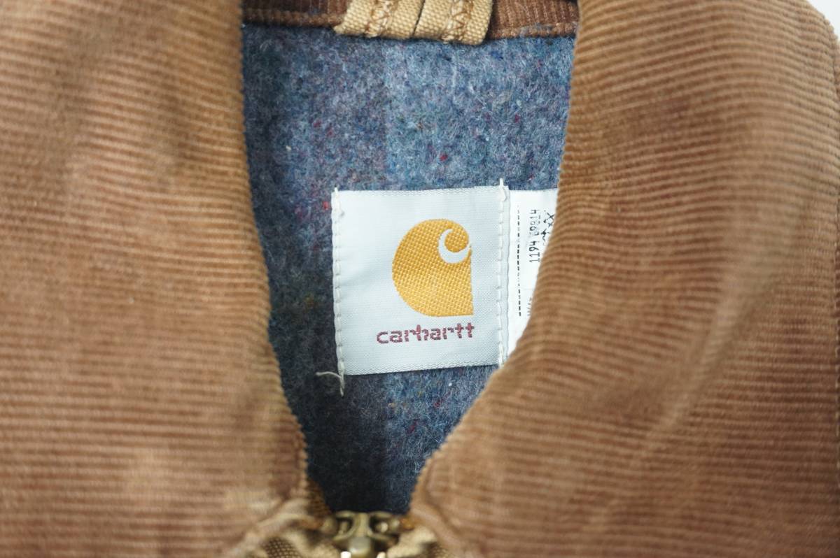 N504　USA製　Carhartt　カーハート　デトロイトジャケット　ダックジャケット　裏ブランケット　40　古着　ヴィンテージ_画像5