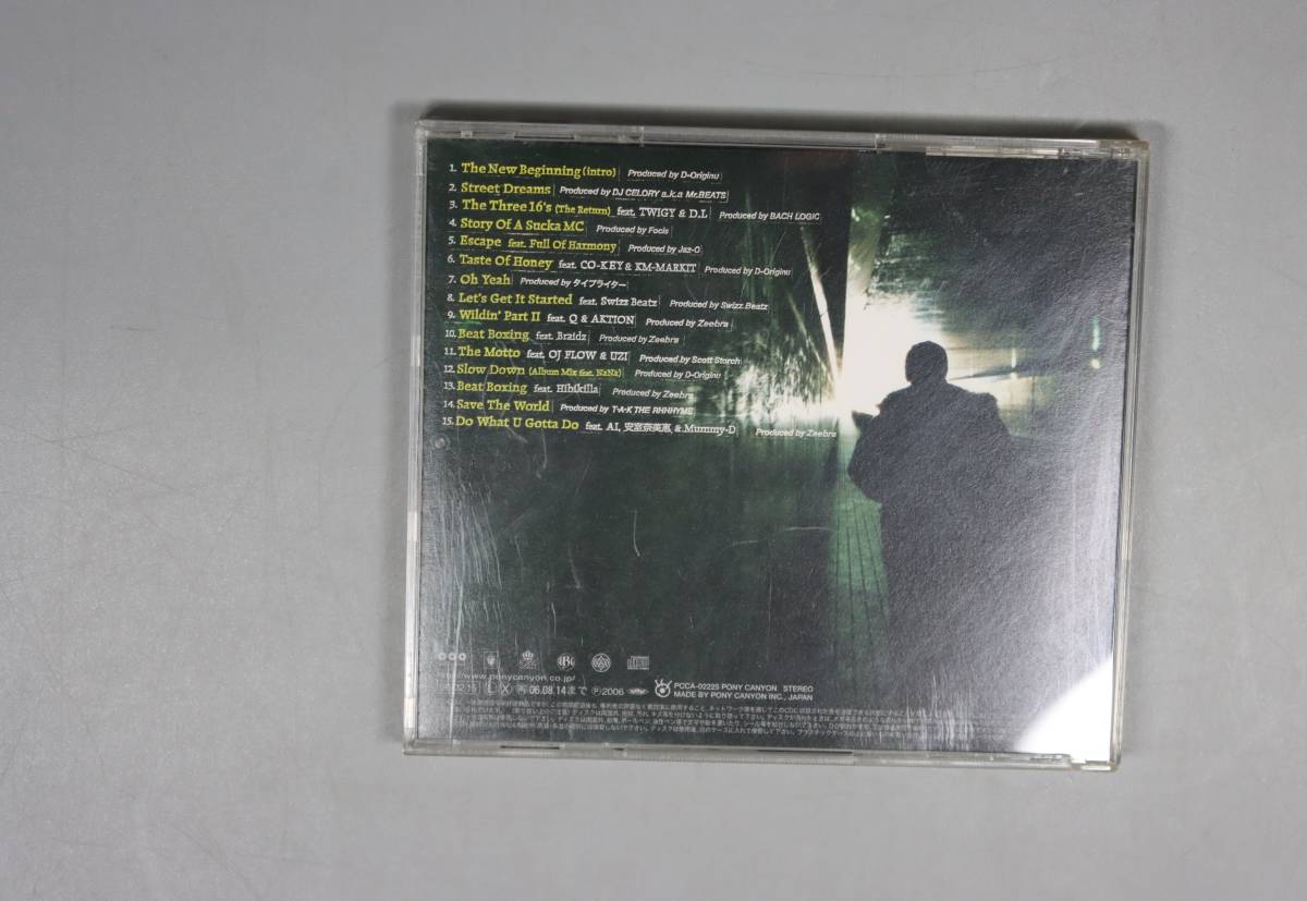 ZEEBRA　「The New Beginning」 CD15曲入り　送料180円_画像4