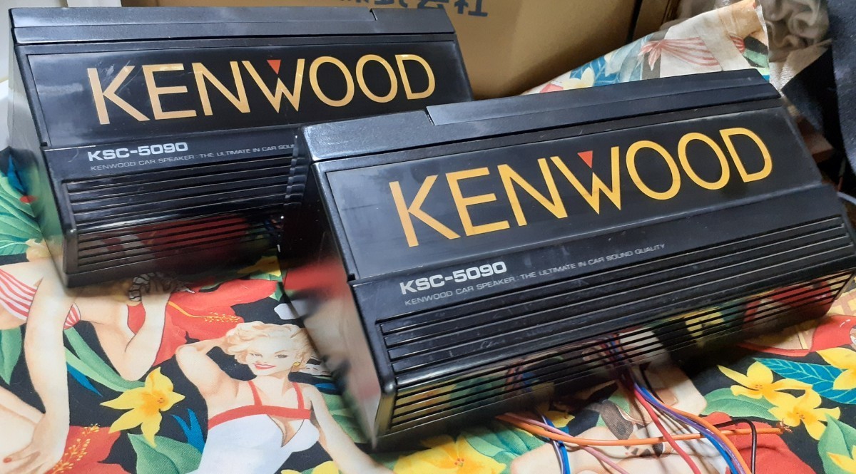 561 背面LED化 再生OK インジケータランプ付 KENWOOD KSC-5090 日本製 ケンウッド 高速有鉛 当時物 昭和 oldschool ネオクラシック_かなり清掃しました
