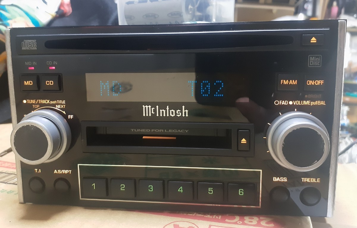 593 流用OK Mcintosh スバルOP CDMD pf-40251 他も多数出品中 日本製 汎用改造済 仮想アース 電源強化 動作OK マッキントッシュ_画像2