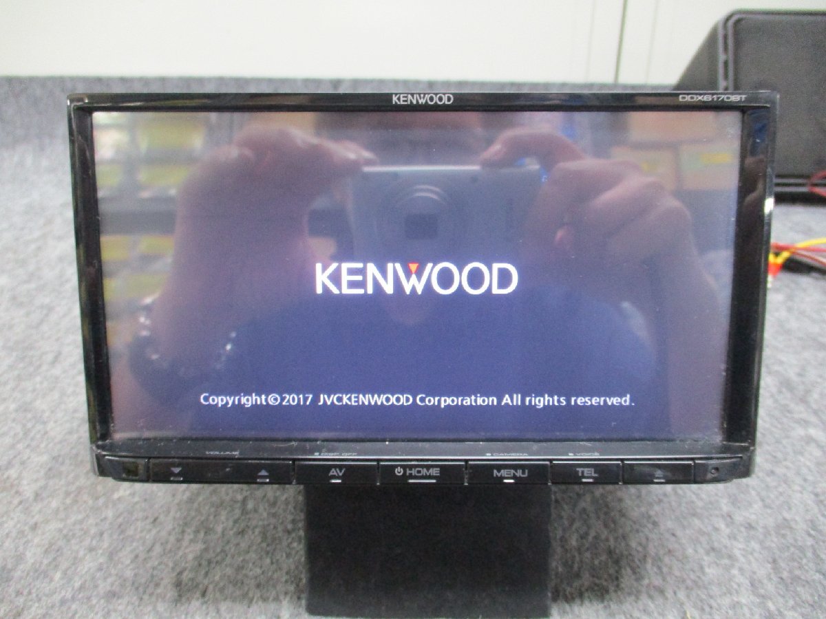 V Kenwood DVD deck DVD player DDX6170BT CD DVD USB Bluetooth audio radio monitor 2DIN secondhand goods 